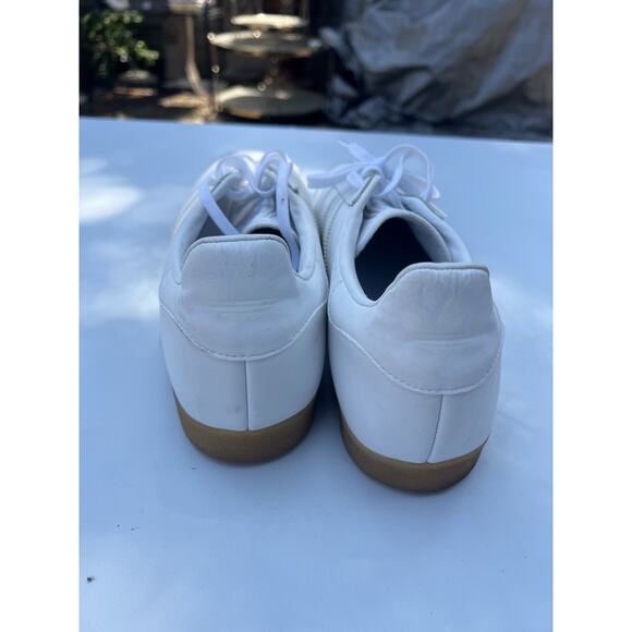 RARE? Adidas Gazelle White Gum Originals BD7479 Sneakers Sz 14 Tumbled Leather main image 6